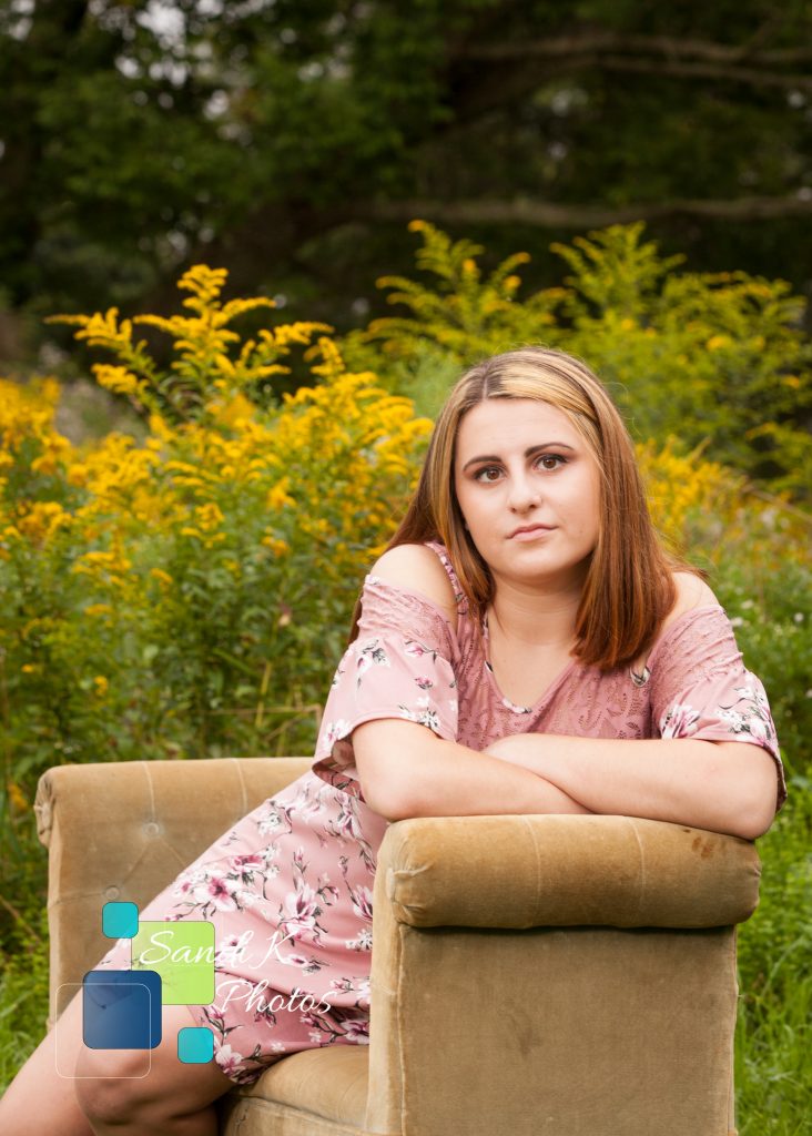 high school senior fall picture